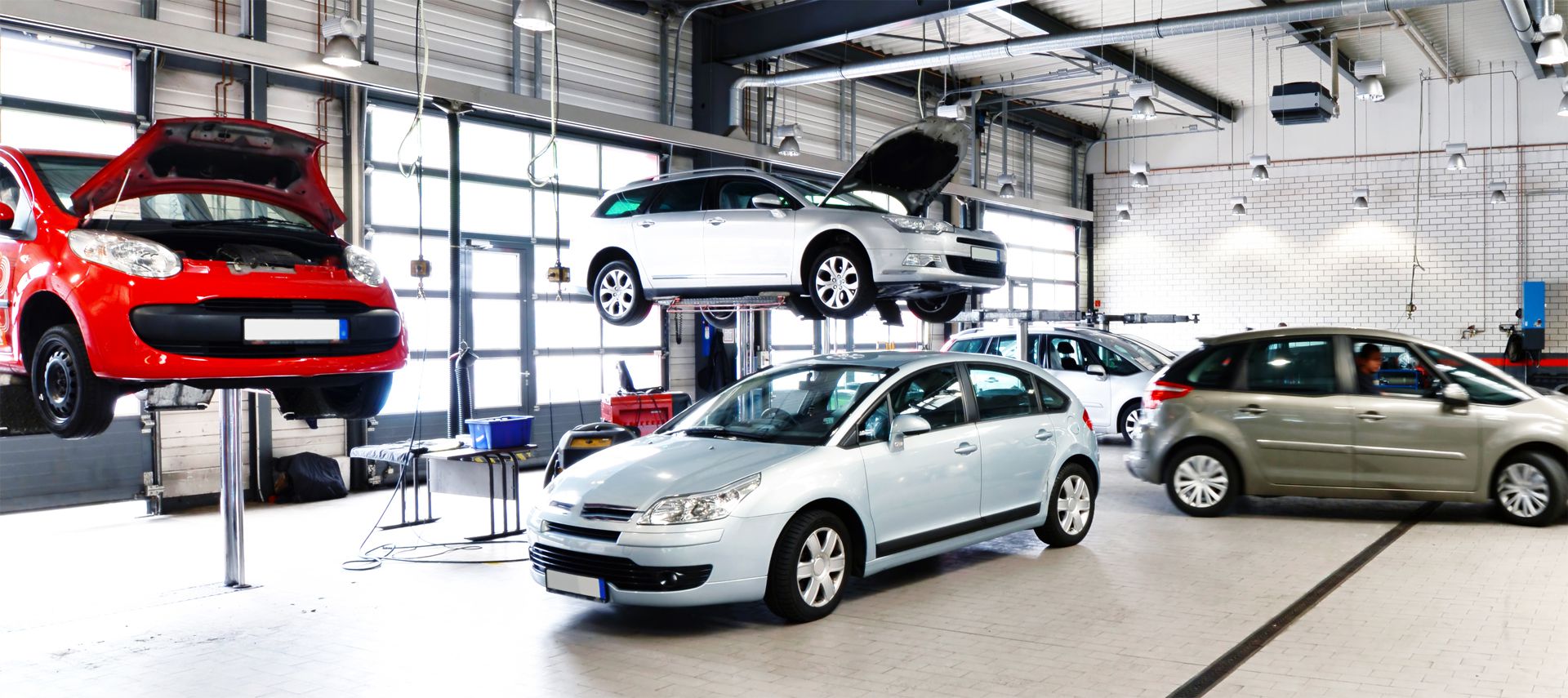 Cars in a Garage